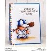 BASEBALL SQUIDGY RUBBER STAMP